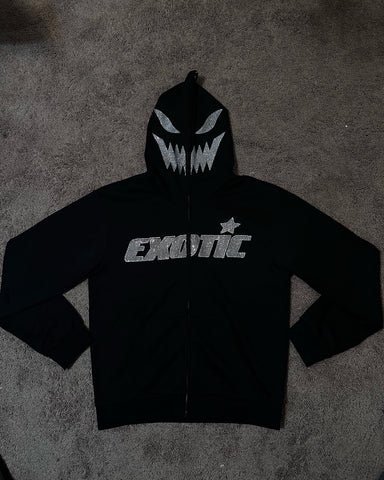 Rhinestone Full Zip Ups