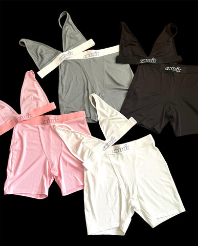 Women Biker Shorts Set